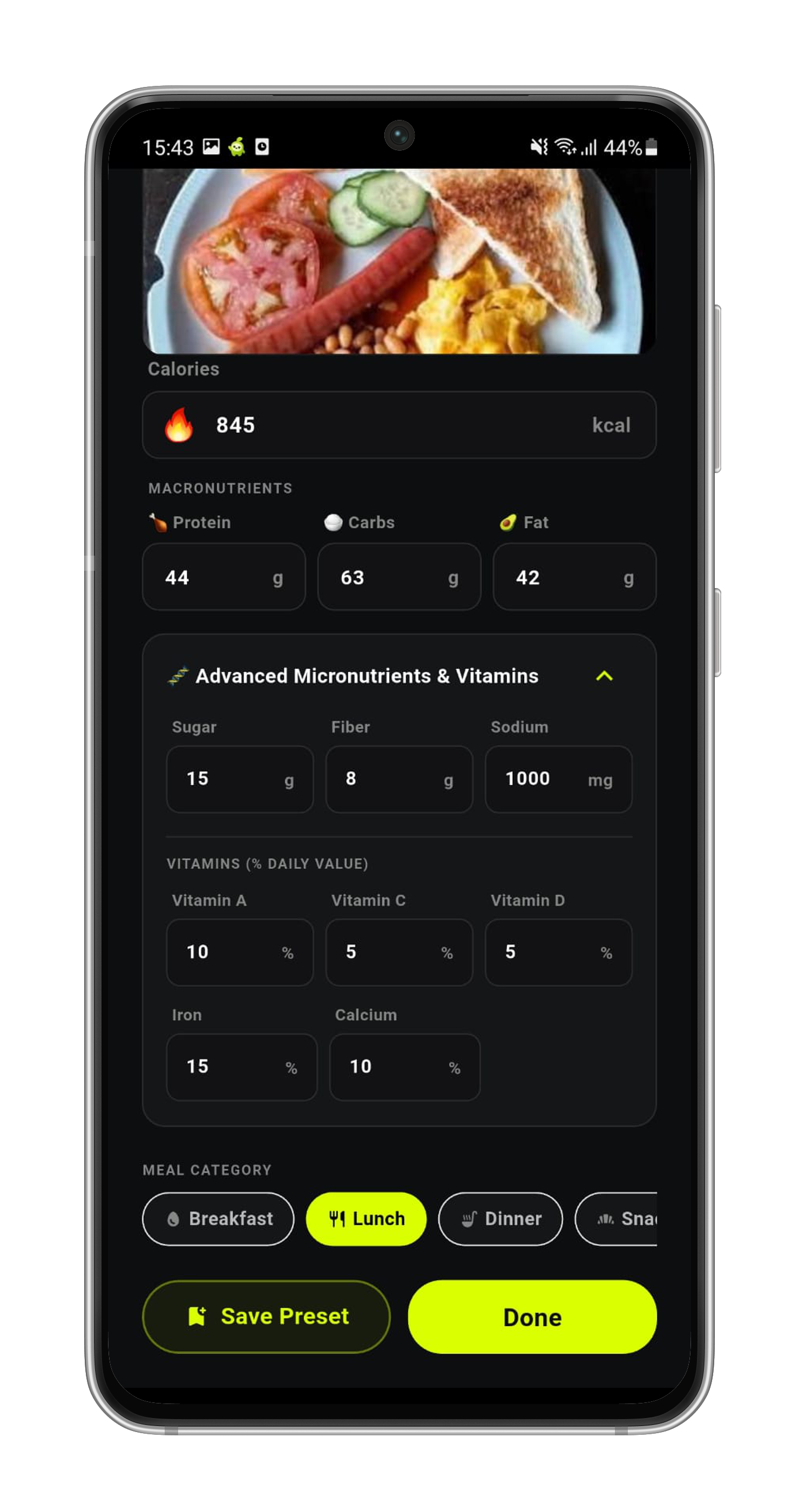 Zivo Analyzer Food Scan 3