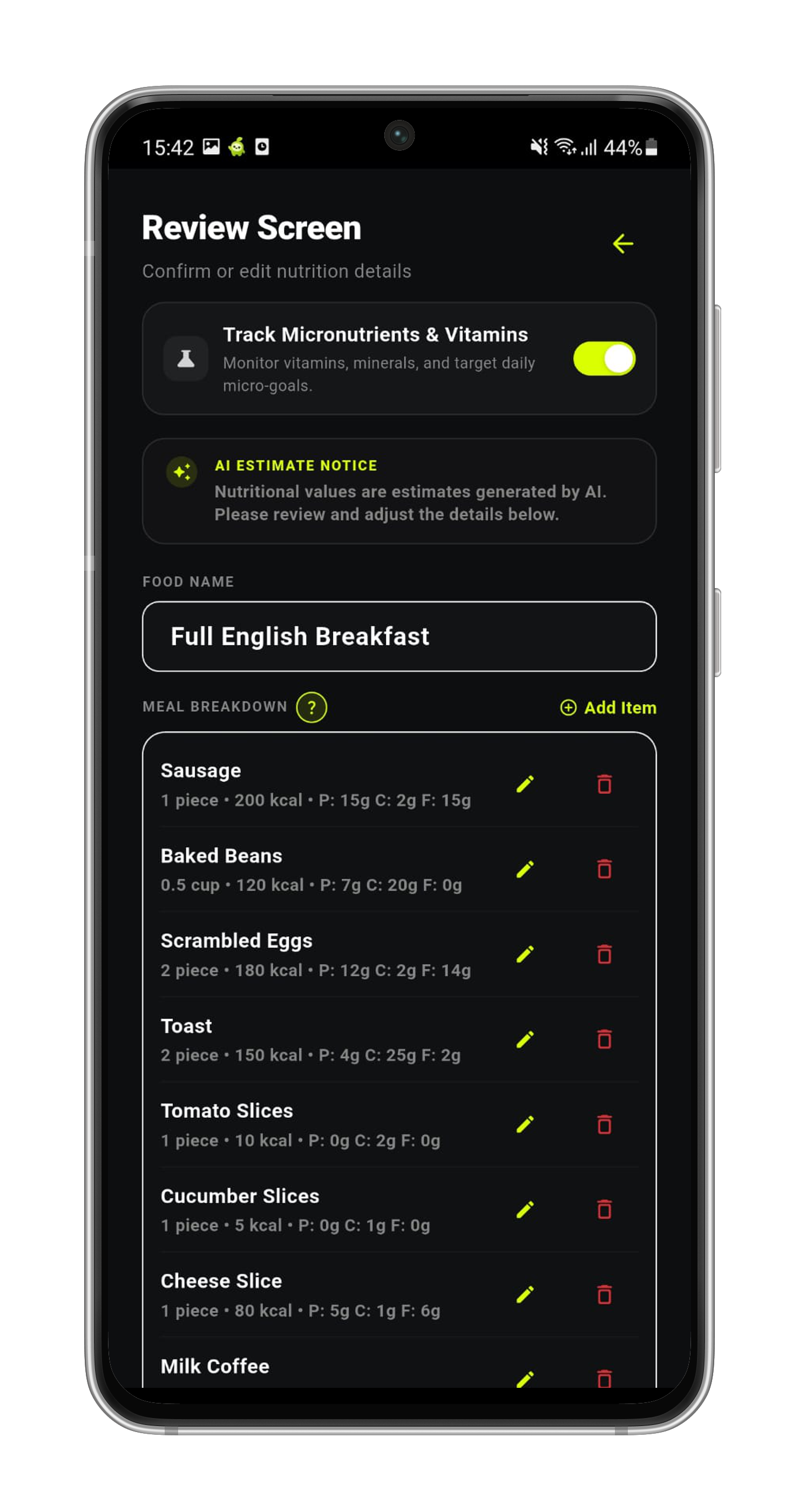 Zivo Analyzer Food Scan 1