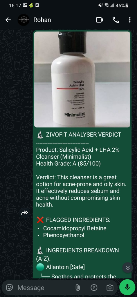 Zivo Shareable Analyser Verdict